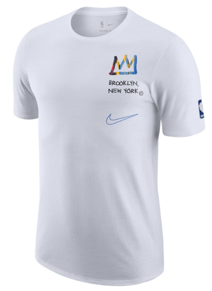 Biała Męska Koszulka Nike NBA Nets Courtside DV5845-100 S