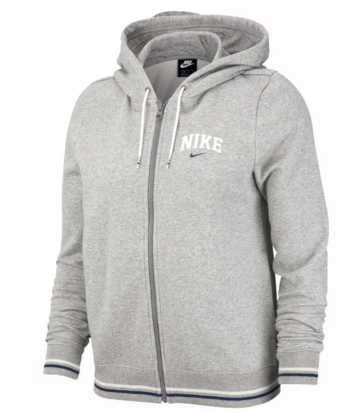 Szara Damska Bluza Nike Varsty Rozpinana L