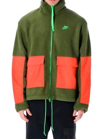 Męska Gruba Bluza Polar Nike Sportswear Essentials Loose Fit DD5021-326 L