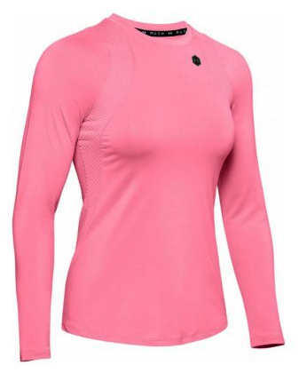 Różowa Koszulka Damska Under Armour SM 1355582691 HeatGear Rush Celliant