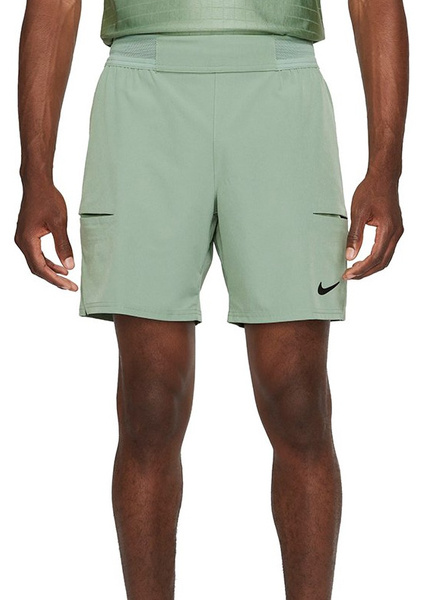 Spodenki Nike Męskie Zielone - Court Flex Advantage Short 7in Tenis - CV5046-357 - Rozmiar XL