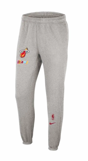 Szare Spodnie Dresowe Nike NBA Miami Heat DN9976063 XL
