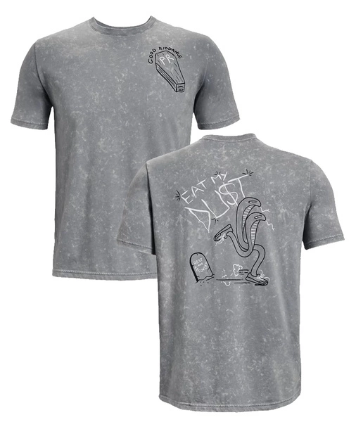 Szara Męska Koszulka Under Armour Run Your Face Off 1361482035 L