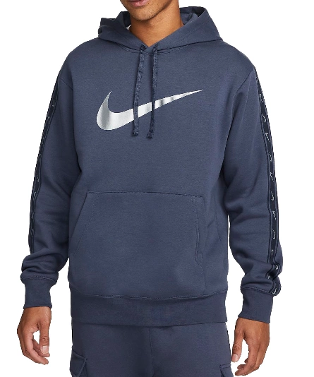 Bluza Męska Nike Sportswear Repeat Fleece DX2028-437 Niebieska XS