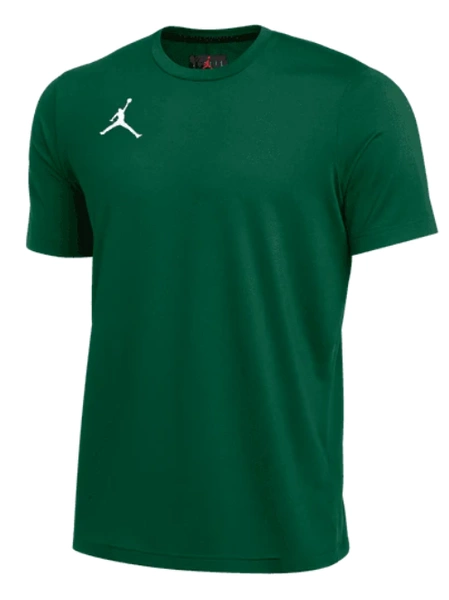 Koszulka Męska Nike - T-Shirt - Zielony - Jordan Air Dri-FIT Training - DQ7899-315 - Rozmiar XL
