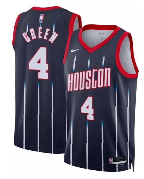 Granatowa Koszulka NBA Houston Jalen Green City Edition L