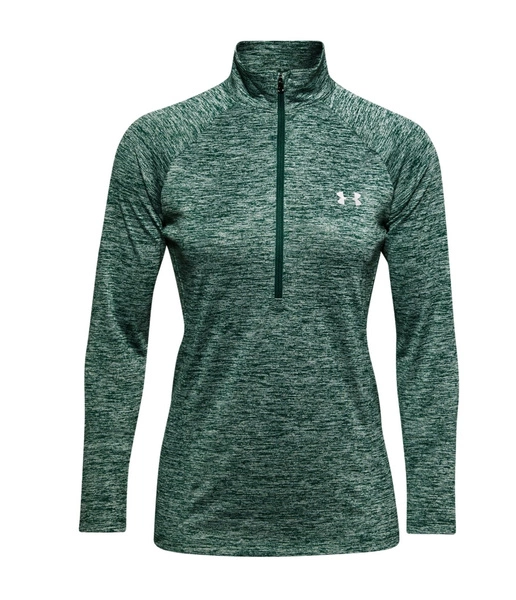 Ciemnozielona Koszulka Damska Under Armour SM 1320128386 HeatGear