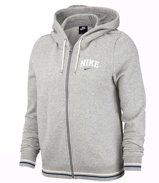 Szara Damska Bluza Nike Varsty Rozpinana L