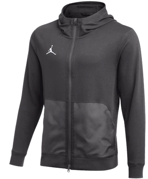 Nike Bluza Męska - Z Kapturem - Rozpinana - Treningowa - Szara - Rozmiar XL - Jordan Air Dri-FIT Fleece - DQ7870-066