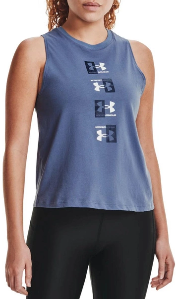 Niebieski Top Under Armour Muscle Tank SM 1360836-470