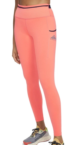 Nike Legginsy Damskie - Do Biegania - Rozmiar M - Pomarańczowe - Trail Running Epic Luxe Reflective - CZ9596-858