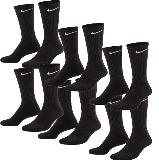 Nike Skarpetki Everyday Amortyzowane 6 Par Dri-FIT SX7666-010 L 42-46