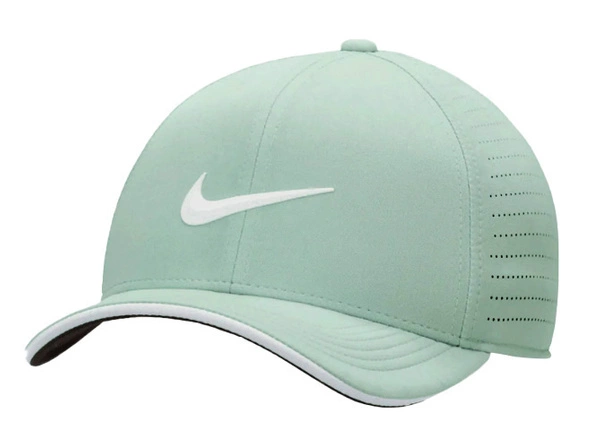Zielona Czapka Nike Classic99 DH1341308 z Białym Logo