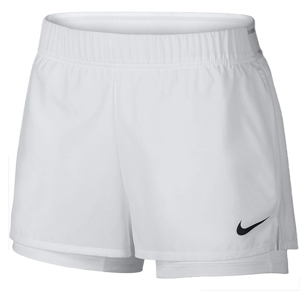 Białe Damskie Szorty Nike Court Flex 939312-100 XXL