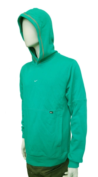 Nike Bluza Męska - Piłkarska - Z Kapturem - Nierozpinana - Zielona - Rozmiar M - F.C. Nike Fleece Hoodie Sportswear - DC9024-370 