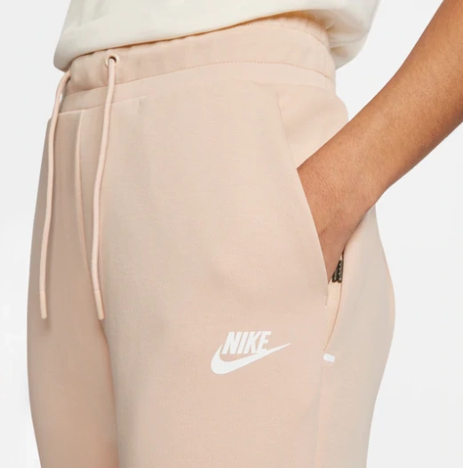 Beżowe Damskie Spodnie Nike Tech Fleece Joggers L BV3472-287