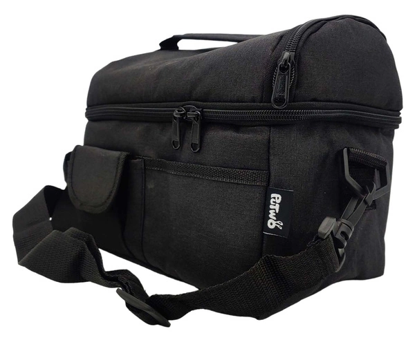 Czarna Torba Termiczna na Lunch Putwo