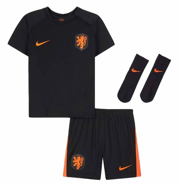 Czarny Komplet Nike Holandia dla Dzieci 80-85 cm 12-18m