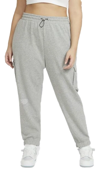 Szare Damskie Spodnie Nike NSW Bojówki 2X DC6941-063