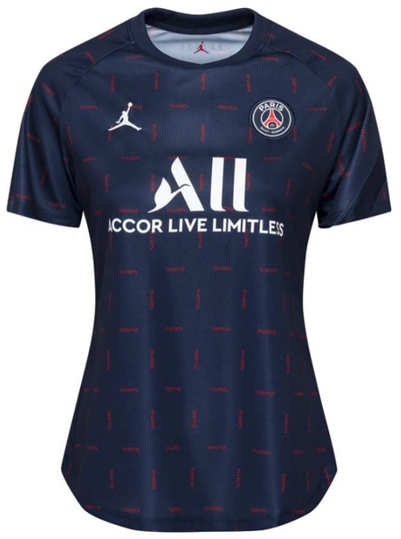 Koszulka Damska Nike Jordan PSG 2021/22 Home Granatowa S CW5035-411