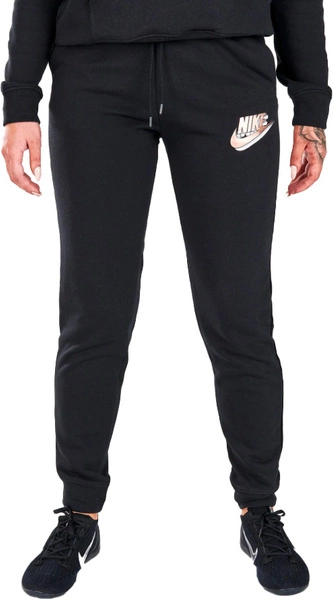 Nike Spodnie Dresowe Damskie - Joggery - Czarne - Rozmiar L - Sportswear Essentials - DM4607-010