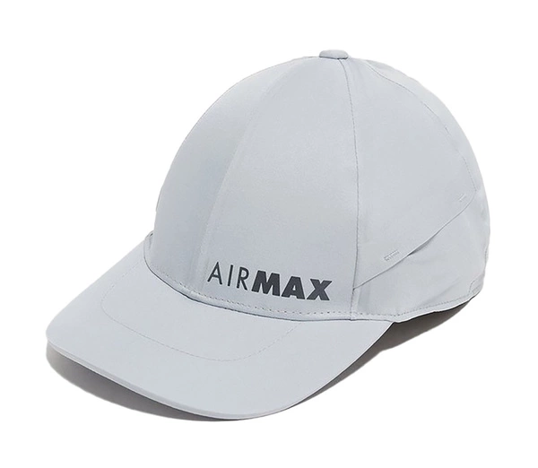 Szara Czapka Nike Air Max Legacy91 DM3332012 z Napisem