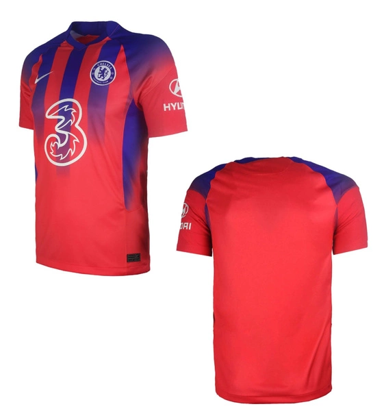 Czerwona Męska Koszulka Nike FC Chelsea Third XS CK7817-851