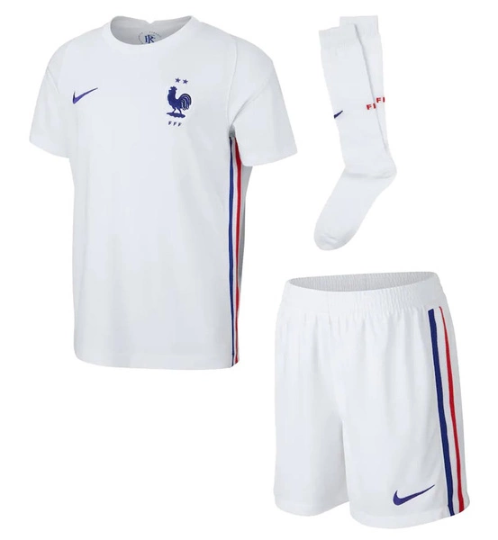 Biały Komplet Nike France dla Dzieci S 104-110 cm