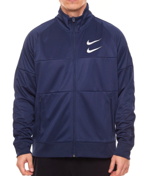Niebieska Męska Bluza Nike Sportswear Double Swoosh L DO2757-410
