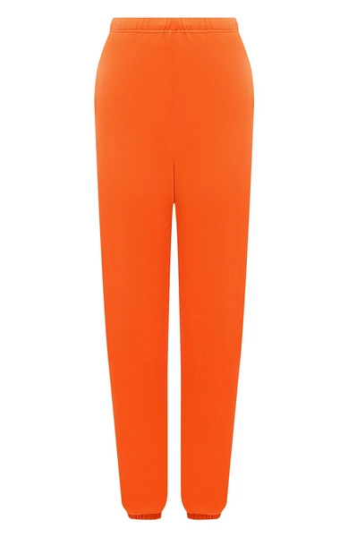 Calvin Klein Spodnie Dresowe Damskie - Jogger - Pomarańczowe - Rozmiar L - K10K108244SBD