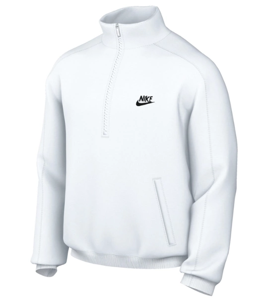 Biała Męska Bluza Nike Sportswear 1/2-Zip DQ4074-100 S