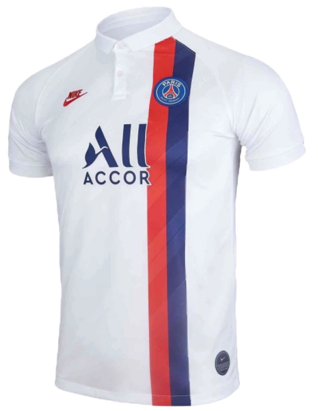 Dziecięca Koszulka Meczowa PSG Nike 3rd 19/20 AT2636-102 S (128-137 cm) Biała