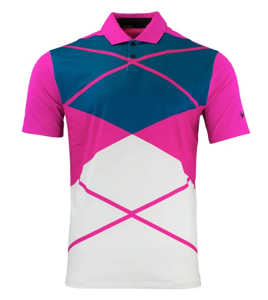 Multikolor Męska Koszulka Polo Nike Vapor Argyle DH0609-621 S