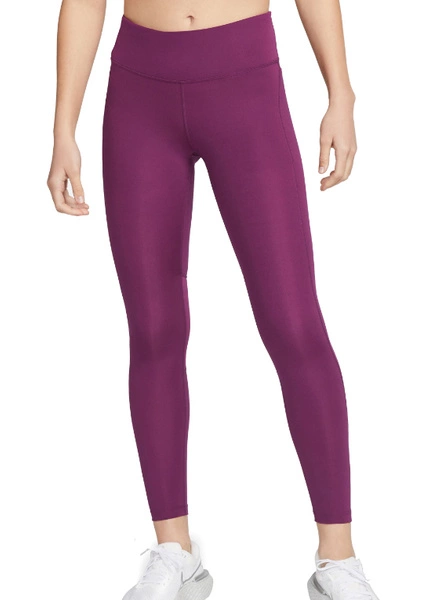 Nike Legginsy Damskie - Do Biegania - Fioletowe - Rozmiar M - Epic Fast Dri-FIT - Obcisłe - Średni Stan - CZ9240-503