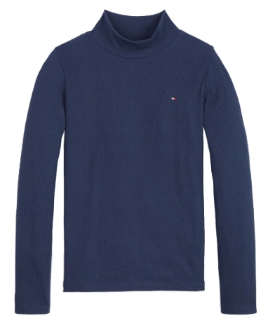 Bluzka Młodzieżowa Tommy Hilfiger Niebieska KG0KG06217 r. 176