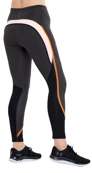 Czarne Damskie Legginsy UA Fly Fast 7/8 SM 1361386-010