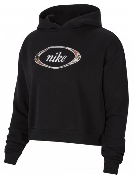 Czarna Bluza Damska Nike CV1870010 XL Floral Logo