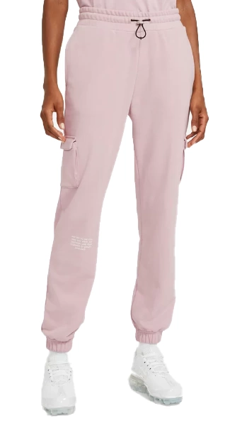 Różowe spodnie Nike Swoosh CZ8905-645 XS Bojówki Oversize