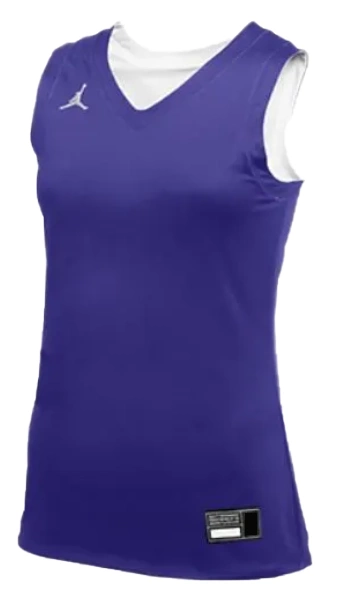 Fioletowo-biały top Nike Air Jordan L dwustronny Dri-FIT AT0536-546