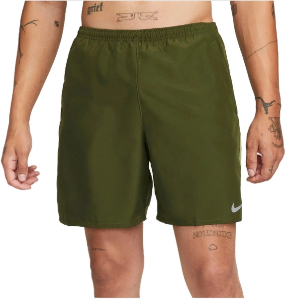 Zielone Męskie Spodenki Nike Dri-FIT Biegowe S CK0450-327