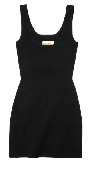 Calvin Klein Sukienka - Tank Dress - Czarna - Mini - Rozmiar L - K20K203723BEH