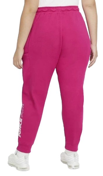 Różowe Damskie Spodnie Nike Air Fleece 3X DN4969-615