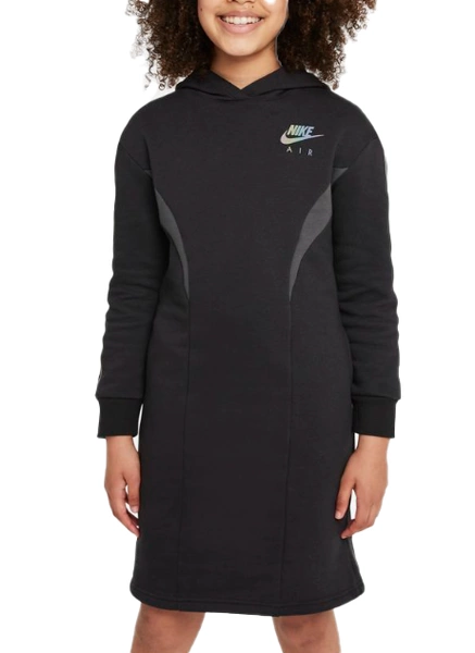 Czarna Sukienka Nike Air dla Dziewcząt L 146-156 cm D7159-010