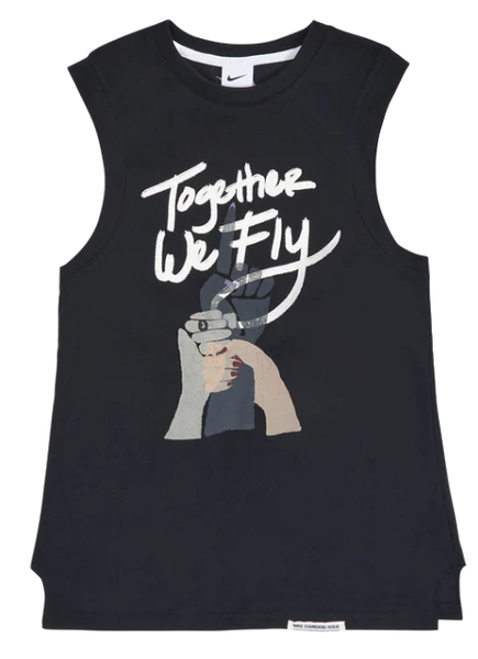 Damska Koszulka Nike bez Rękawów Dri-FIT Standard Issue DH7658-010 L