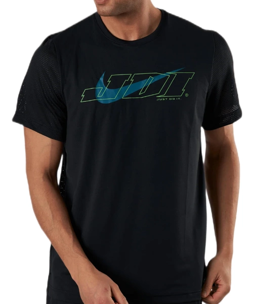 Czarna Koszulka Nike DN4275-010 S Męska Clash