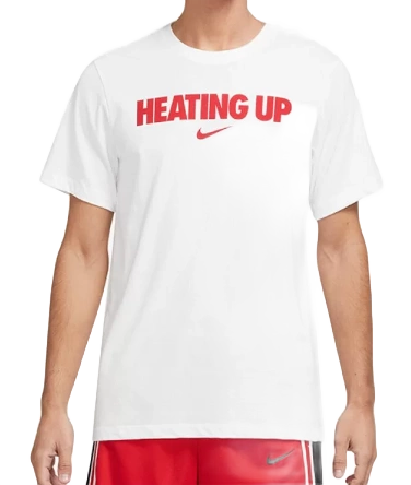 Biała Męska Koszulka Nike Tee Dri-FIT DV1216-100 L