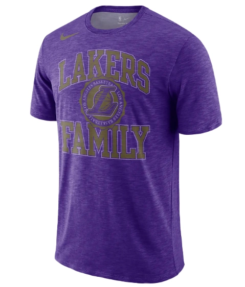 Fioletowa Męska Koszulka Nike Tee NBA Lakers DR6667-504 S