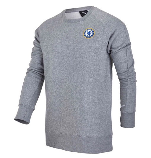Szara Męska Bluza Nike Fleece Chelsea FC S CI9516-063