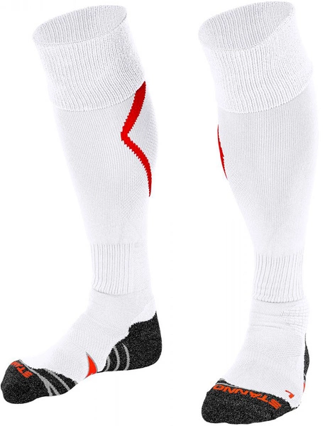 Białe z Czerwonym Getry Piłkarskie Stanno Forza 36-40