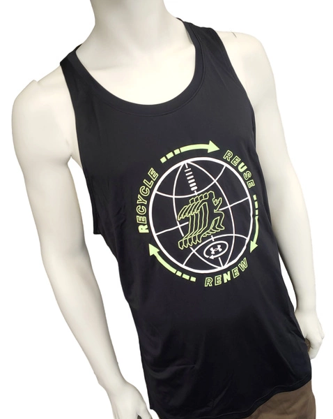 Czarny Bezrękawnik Męski Under Armour 1362719001 L HeatGear